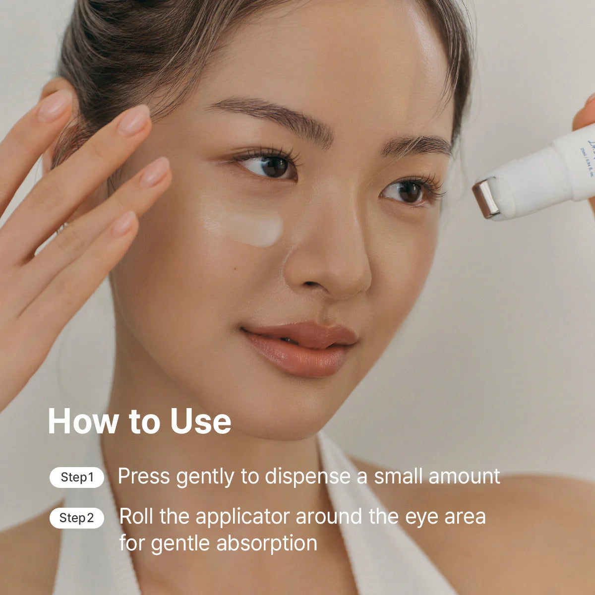 Rodillo de ojos de hierro plano con retinol